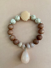 Lade das Bild in den Galerie-Viewer, Seastar bzw. Seashell uni in Beige Rosé Silber