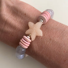 Lade das Bild in den Galerie-Viewer, Seastar bzw. Seashell uni in Beige Rosé Silber