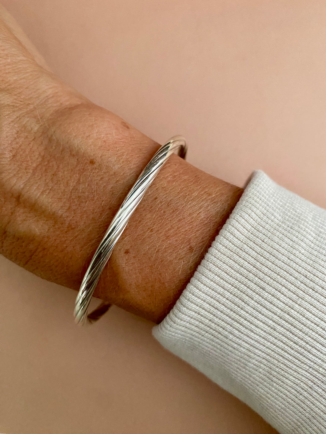 Twisted bangle