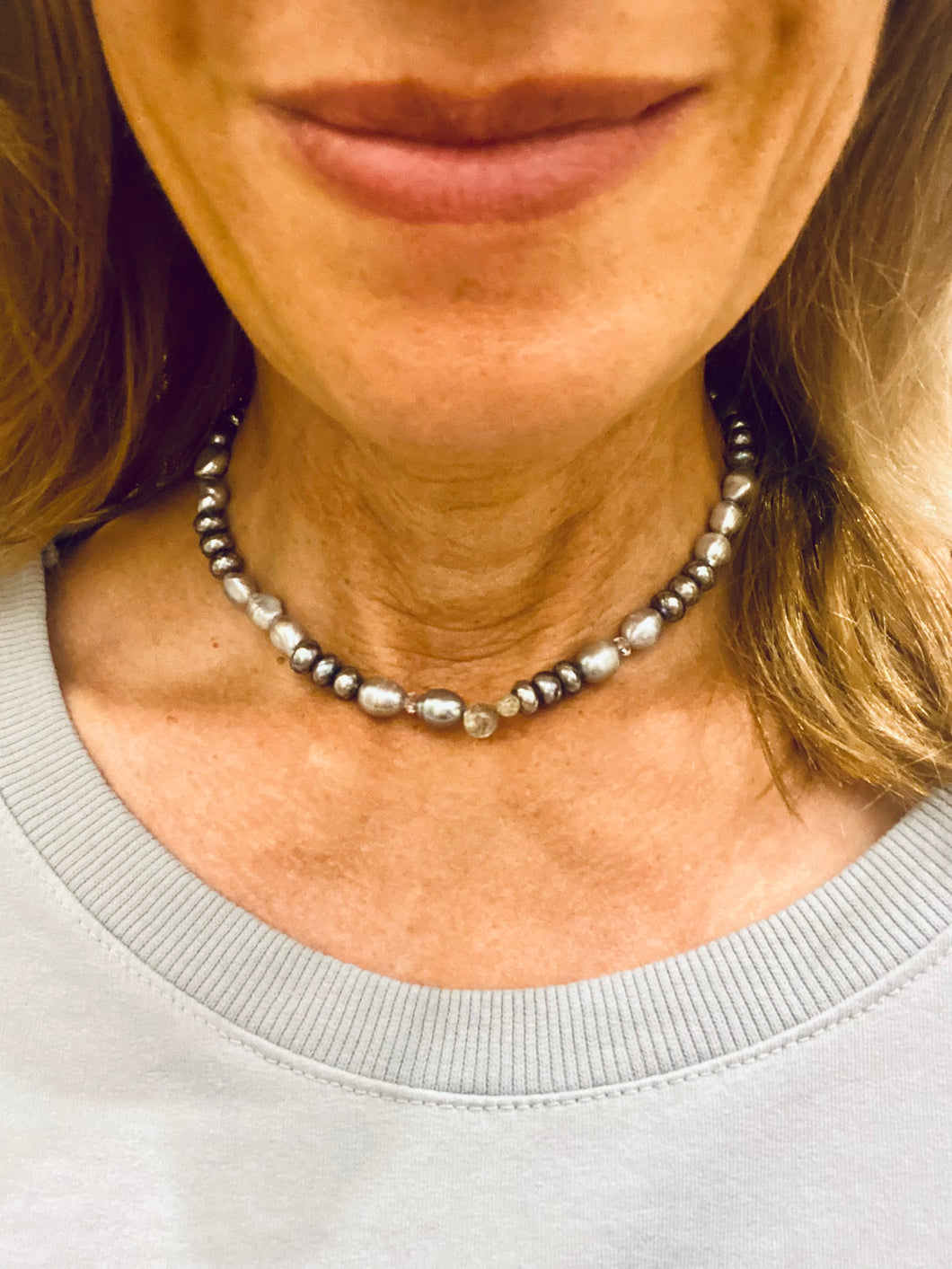 Grey necklace